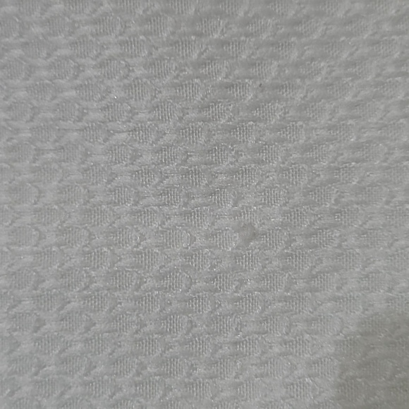 NWOT Trina Turk White textured spaghetti strap dress with ruffle top hem size 12 - Picture 8 of 9